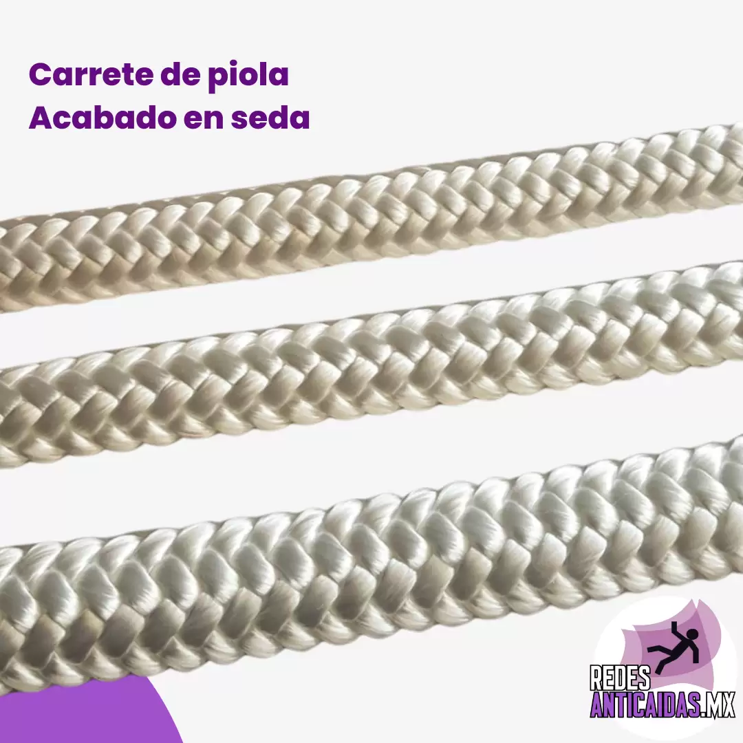 CARRETE DE PIOLA ACABADO EN SEDA